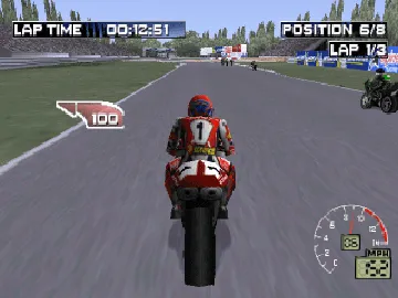 Castrol Honda Superbike Racing (US) screen shot game playing